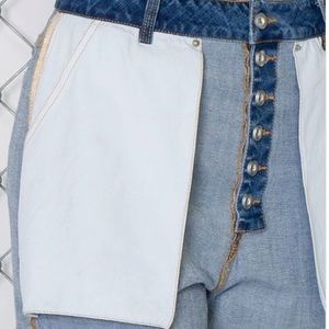 Denim Reverse Joggers sz XXL